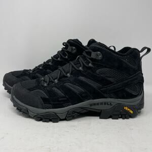 Merrell Black Moab 2 Vent Waterproof Hiking Boots Mens 9.5